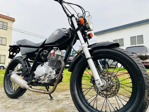 北海道　ホンダ　FTR223 走行少ない！タイヤ前後山あり！バッテリー新品！社外マフラー付き！