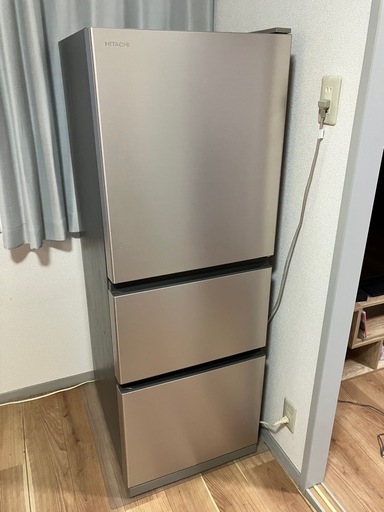HITACHI 3ドア冷蔵庫 シルバー
