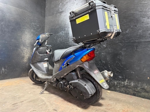 ★支払総額8.8万円★定休日なし！いつでも現車確認可能です！ スズキ アドレスV125G 青 CA4EA 人気のV125！ Gタイプ！ リアボックス付き！ セキュリティアラーム付き！ 社外マフラー！