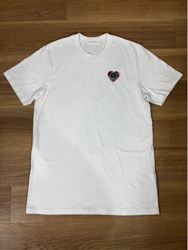 MONCLER モンクレール ハートロゴ Tシャツ 半袖 白 XLサイズ