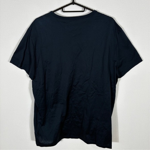 MONCLER モンクレール Vネック Tシャツ 半袖 ロゴ ネイビー XXLサイズ