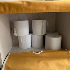 【一式セット】トイレ収納棚（ロール・掃除用品）
の画像