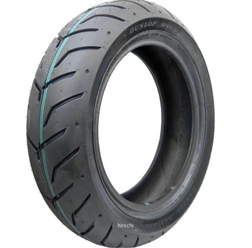 ダンロップ DUNLOP D407 180/65B16M/C 81H ブラックサイドウォールTL リア