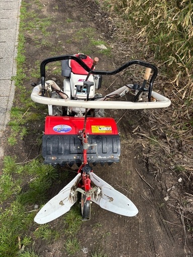 ヤンマー 管理機/耕うん機 MRT40A RZポチ 4馬力 耕運幅46cm 正転 逆転 デフロック　 アポロ培土器付き 家庭菜園 畦 実働品