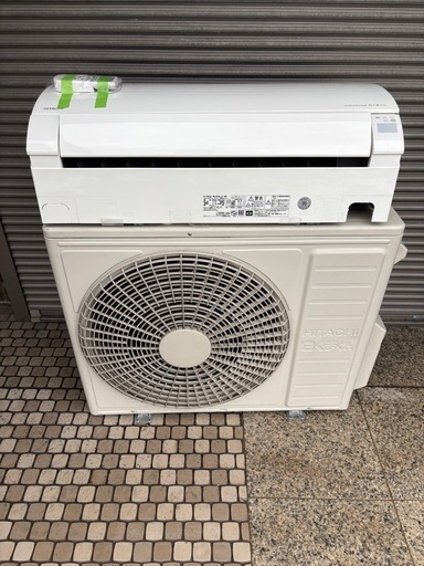 ?人気ʕ•ᴥ•ʔ白くまくん?取付込✨️お掃除機能付き?簡易クリーニング済❄️中古 日立 HITACHI 白くまくん  RAS-MJ56