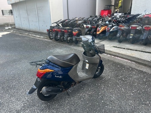 レッツ５　オートバイ　バイク　車体　スクーター　自己紹介ご覧下さい