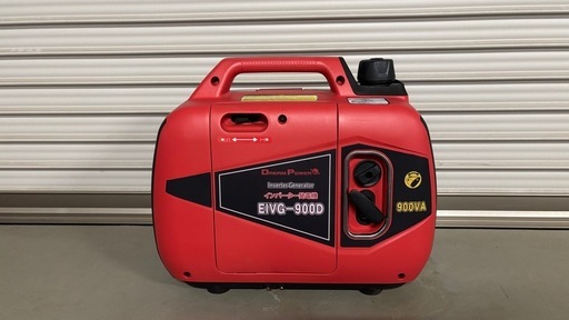 【美品】ナカトミ インバーター発電機　EIVG-900D