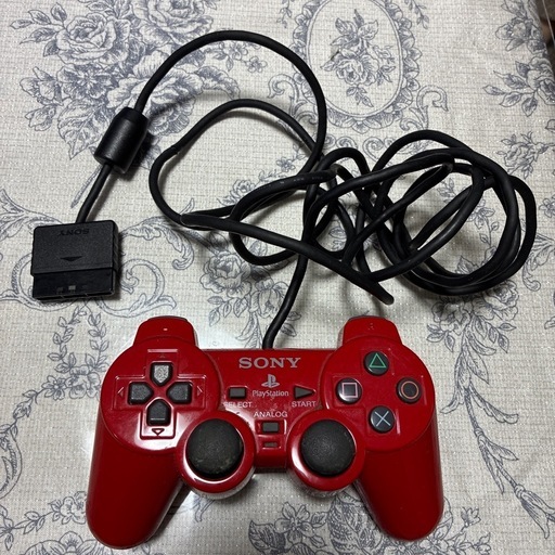 PS2 本体 レッド 限定カラー　箱付き コントローラー付 動作未確認