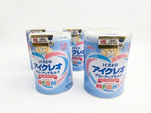 アイクレオ粉ミルク1-3歳児用4缶