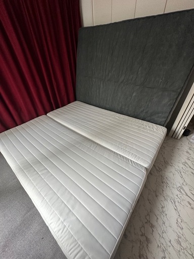 無印良品のシングルベッド2台
