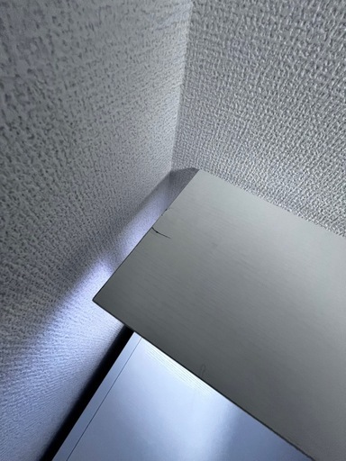L字デスク 収納付き LEDライト付き 美品 自取（大津町）