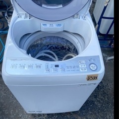 NO B583?福岡市内配送設置無料✨?ES-GV8D-S 全自動洗濯機 シルバー系 