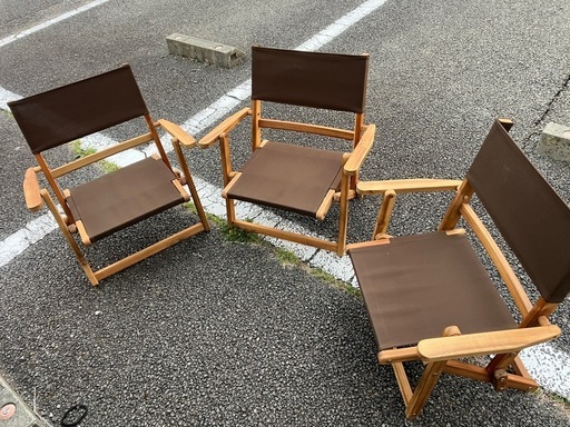 ニトリ　キャンプ用チェア三脚