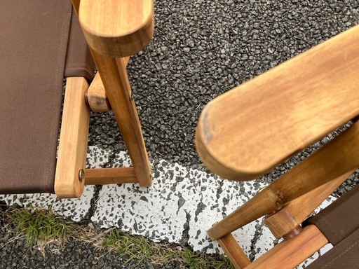 ニトリ　キャンプ用チェア三脚