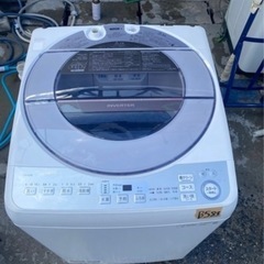 NO B583?福岡市内配送設置無料✨?ES-GV8D-S 全自動洗濯機 シルバー系 