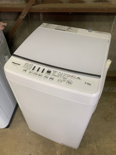 ♢Hisense 全自動電気洗濯機【2019年製】HW-G55A-W (みんなの家電販売 