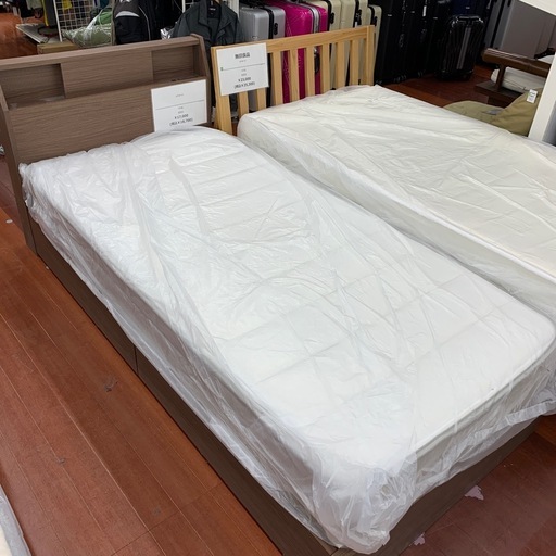 【軽トラ無料貸し出し】【無印良品】【シングルベッド】【トレファク所沢店】