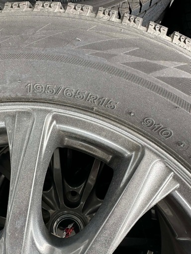 195\65\R15スタッドレスタイヤホイールセット2024年(BRIDGESTONE)