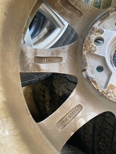 165/60R14アルミホイール付き夏タイヤ