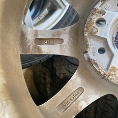 165/60R14アルミホイール付き夏タイヤの画像