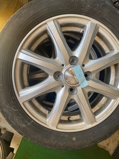 165/60R14アルミホイール付き夏タイヤ