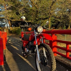 ビンテージモトクロスでツーリング　vmx
