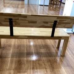 背付きベンチ【町田市再生家具】260098の画像