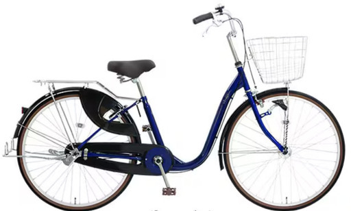 【済】自転車　２６インチ　オートライト　2023年購入