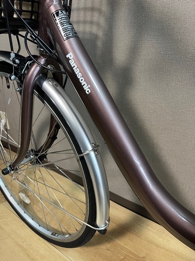 ほぼ新品✨ パナソニック電動自転車、バッテリー12.0Ah 2024年8月に新品購入、現在もほぼ新品の状態です。
