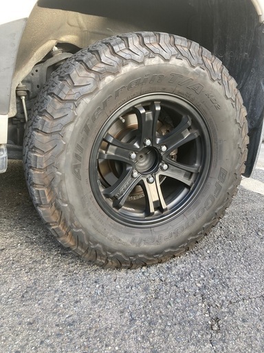 weds keeler ホイールマットブラック17インチ7.5J