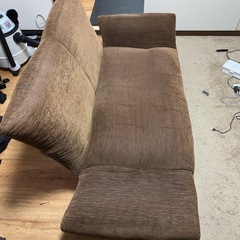 2人掛けローソファーベッドの画像