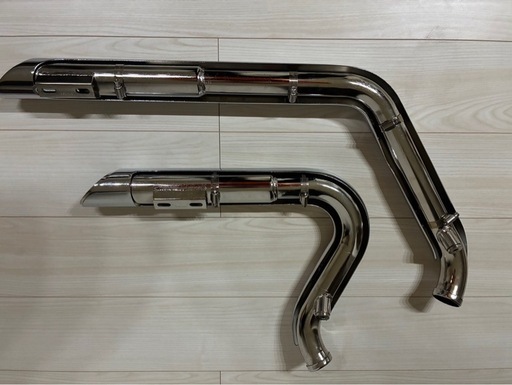 バンス&ハインズ ショートショットスタッガード クロームマフラー