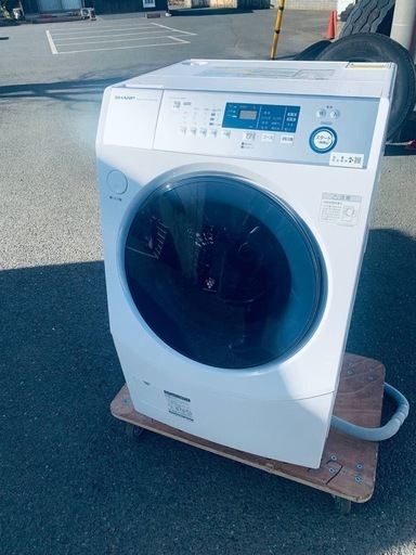 ♦SHARP ドラム式電気洗濯乾燥機【2020年製】ES-H10D-WR