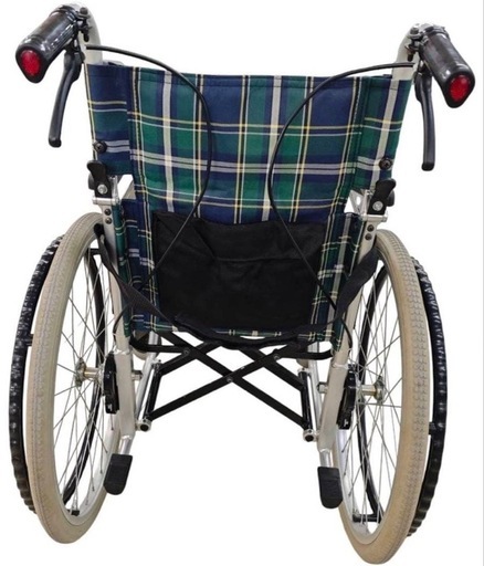 カワムラサイクル 自走式車椅子 アルミ製 背折れ式 KAJ102SB-40 