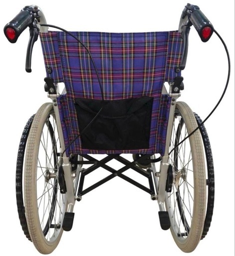 カワムラサイクル 自走式車椅子 アルミ製 背折れ式 KAJ102SB-40