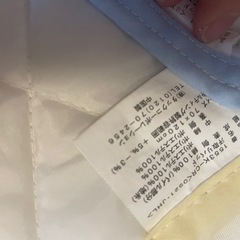 ベビー布団、シーツ、防水マット、枕等の画像
