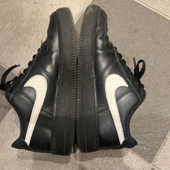 ナイキNIKE 黒Air Force1エアフォースワン　24.5センチの画像