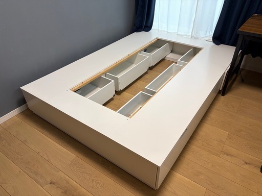 IKEA イケア ベッドフレーム ダブル NORDLI 美品