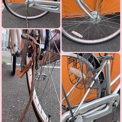 ママチャリ 26インチ シルバー  メーカー不明の画像