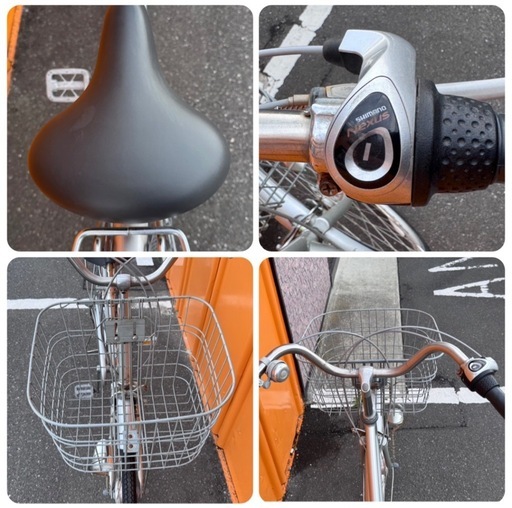 ママチャリ 26インチ シルバー  メーカー不明