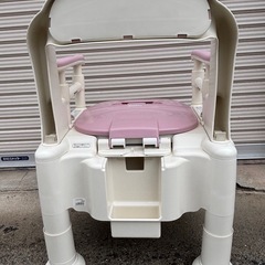 《未使用品》アロン化成 安寿 ポータブルトイレFX-CP 説明書あり 介護用品の画像