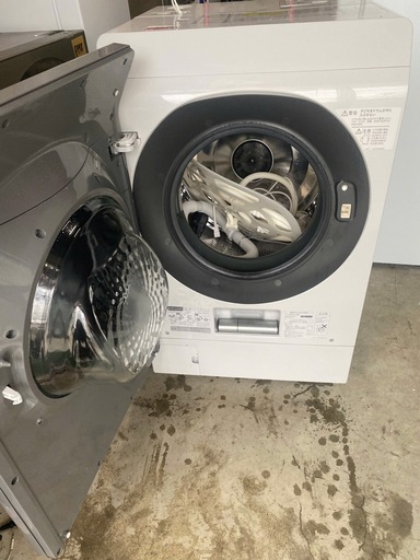 NO B999?福岡市内配送設置無料✨?ES-W111-SL ドラム式洗濯乾燥機 シルバー系 [洗濯11.0kg /乾燥6.0kg /