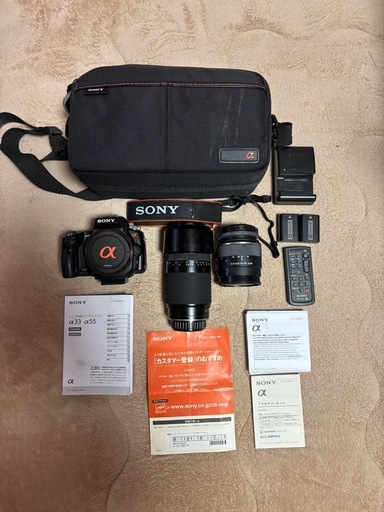 SONY α55  デジタル
一眼レフ