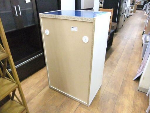 フナモコ キッチンカウンター 幅60×奥44.5×高94 レンジ台 ホワイト 白 キッチン台 キッチンボード レンジボード 札幌市厚別区 厚別店