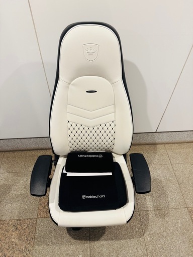 ゲーミングチェア　ICON  Premium White