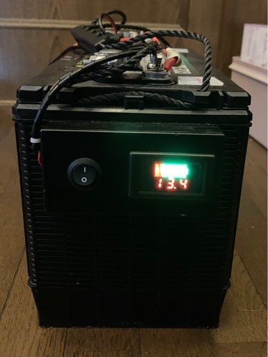 ディープサイクルバッテリー走行充電システム中古（AC充電器付）