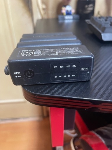 空調服バッテリー　22v