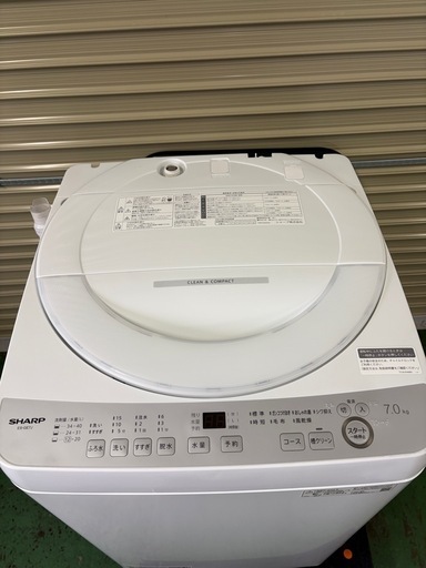 2025年製 洗濯機 SHARP　ES-GE7J-S