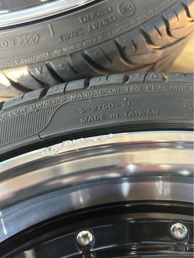 17インチタイヤホイールセット４本　165/40r17