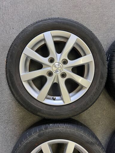 決まりました【T00159＆T00161】マツダフレア　155/65R14　14インチホイール＆夏タイヤ4本セット（ダンロップ　エナセーブ204）